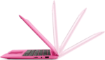 Kids Portable Laptop Computer, Educational Laptop Powered by Android 7.1.1, Quad Core Processor, HDMI, Camera, Bluetooth, Wifi (Pink) - Image 4