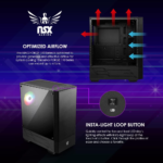 PC Falcon RYZEN 5 5600X 3.7 Ghz, Geforce RTX 4060 Ti, 1TB NVME SSD, 16GB DDR4 RAM 3600, 650W Bronze PSU, 11AC Wifi, Bluetooth Windows 11 H 64-Bit, Built in USA - Image 8