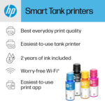 Smart -Tank 6001 Wireless Cartridge-Free All in One Printer, This Ink -Tank Printer Comes with up to 2 Years of Ink Included, with Mobile Print, Scan, Copy (2H0B9A) - Image 10