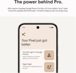 Pixel 9 Pro - Unlocked Android Smartphone with Gemini, Triple Rear Camera System, 24-Hour Battery, and 6.3" Super Actua Display - Obsidian - 128 GB - Image 8