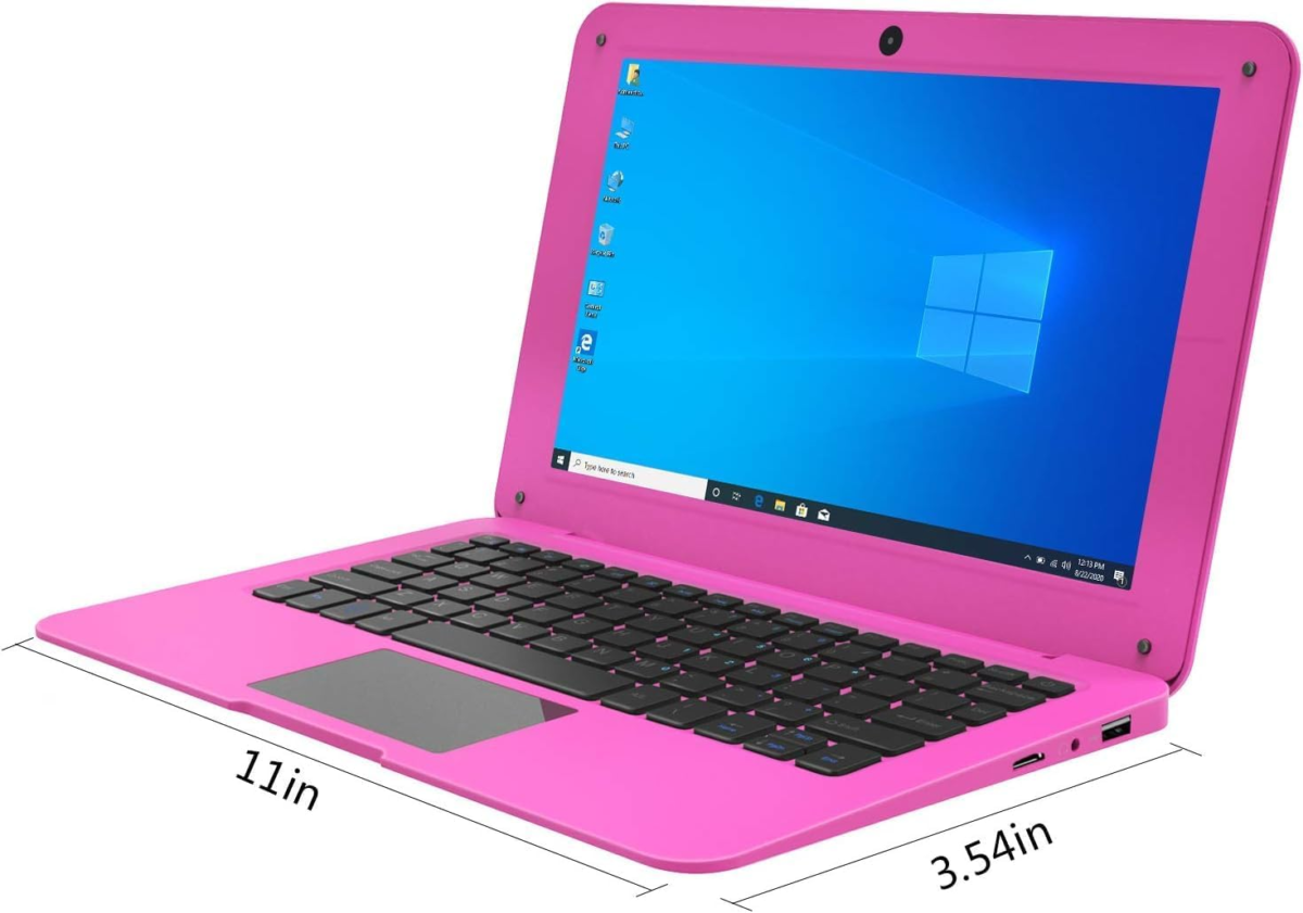 Tablets & Computers 10.1 Inch Netbook Laptop, Windows 10, Quad Core Processor, 2Gb Ram, 32Gb ROM, Webcam, USB 3.0, HDMI, SD Card Slot, Bluetooth, Wifi. (Pink) - Image 7