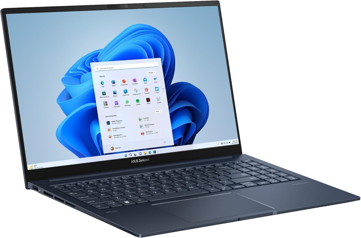 Zenbook 15 Laptop, 15.6” FHD Display, AMD Ryzen 5 7535U CPU, AMD Radeon Graphics, 16GB RAM, 512GB SSD, Windows 11 Home, Ponder Blue, UM3504DA-AS54 - Image 2