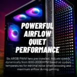 Empowered PC Continuum Micro Gaming Desktop - NVIDIA Geforce RTX 3060 Ti, Intel 12-Core I7-12700Kf, 32GB DDR5 RAM, 2X512Gb Nvme SSD + 3TB HDD, Wifi 6, Windows 11 - Liquid Cooled RGB Gamer Computer - Image 2