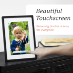 Digital Picture Frame - Wifi Enabled with Load from Phone Capability, Touch Screen Digital Photo Frame Display - Customizable Gift for Friends and Family - 10 Inch Black - Image 5