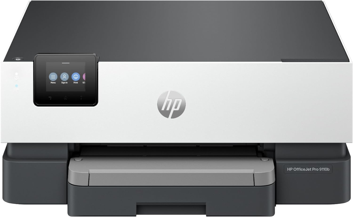 Officejet Pro 9110B Wireless Color Inkjet Printer, Print, Duplex Printing Best-For-Office (5A0S1A) - Image 1