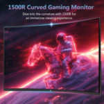 Z-Edge 27-Inch Curved Gaming Monitor 16:9 1920X1080 240Hz 1Ms Frameless LED Gaming Monitor, UG27P AMD Freesync Premium Display Port HDMI - Image 3