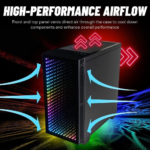 Empowered PC Continuum Micro Gaming Desktop - NVIDIA Geforce RTX 3060 Ti, Intel 12-Core I7-12700Kf, 32GB DDR5 RAM, 2X512Gb Nvme SSD + 3TB HDD, Wifi 6, Windows 11 - Liquid Cooled RGB Gamer Computer - Image 4