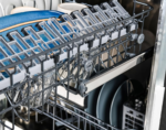24" Built-In Stainless Steel Tub Dishwasher with Smartwash, Smart Dry, and Morespace Adjustable Rack, Energy Star Certified, White - Image 5