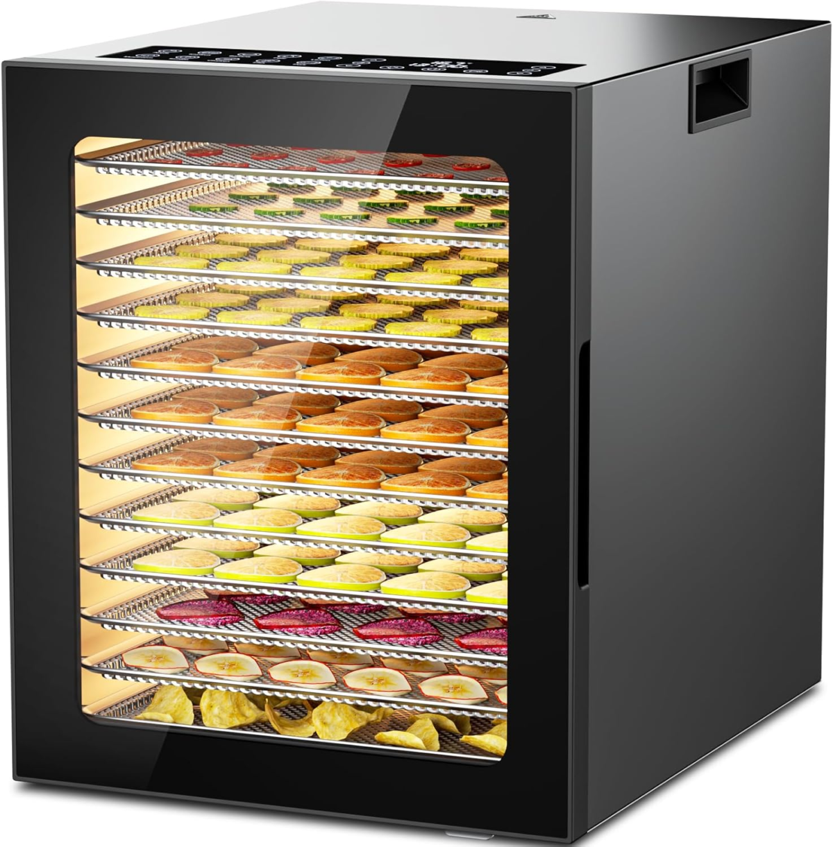 Food Dehydrator Machine, 12-Trays Stainless Steel Digital Food Dryer for Home,10 Presets, 48H Timer and Temperature Control, 850W Dehydrators for Food and Jerky, Dog Treats,Meats & Veggies - Image 1