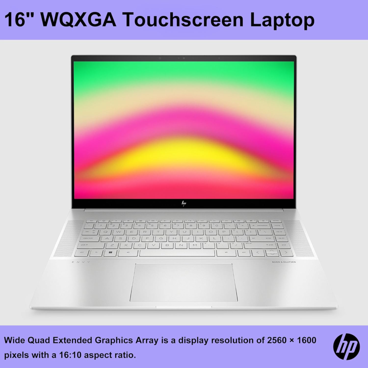 Envy 16 Laptop for Business and Gaming, 16" WQXGA Touchscreen Gaming Laptop,14-Core Intel I7-13700H, Geforce RTX 4060, 64GB DDR5 RAM, 2TB SSD, Wi-Fi6E, Backlit KB, Win11 Pro & MS Office License - Image 3