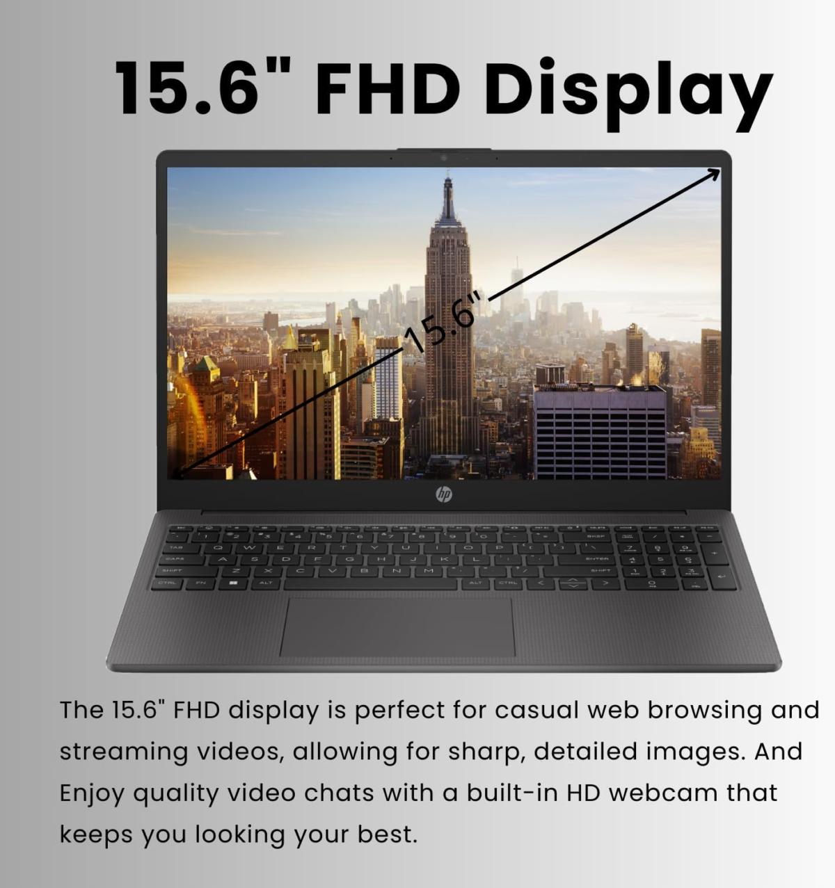 Newest 255 G10 15.6" FHD Business Laptop, AMD Ryzen 7 7730U, 32GB RAM, 1TB Pcie SSD, Numeric Keypad, Webcam, Wi-Fi 6, HDMI, Windows 11 Pro, Black - Image 2