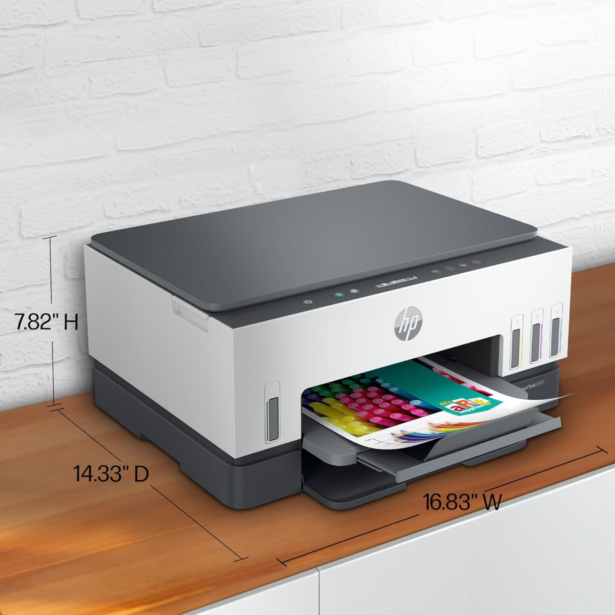 Smart -Tank 6001 Wireless Cartridge-Free All in One Printer, This Ink -Tank Printer Comes with up to 2 Years of Ink Included, with Mobile Print, Scan, Copy (2H0B9A) - Image 6