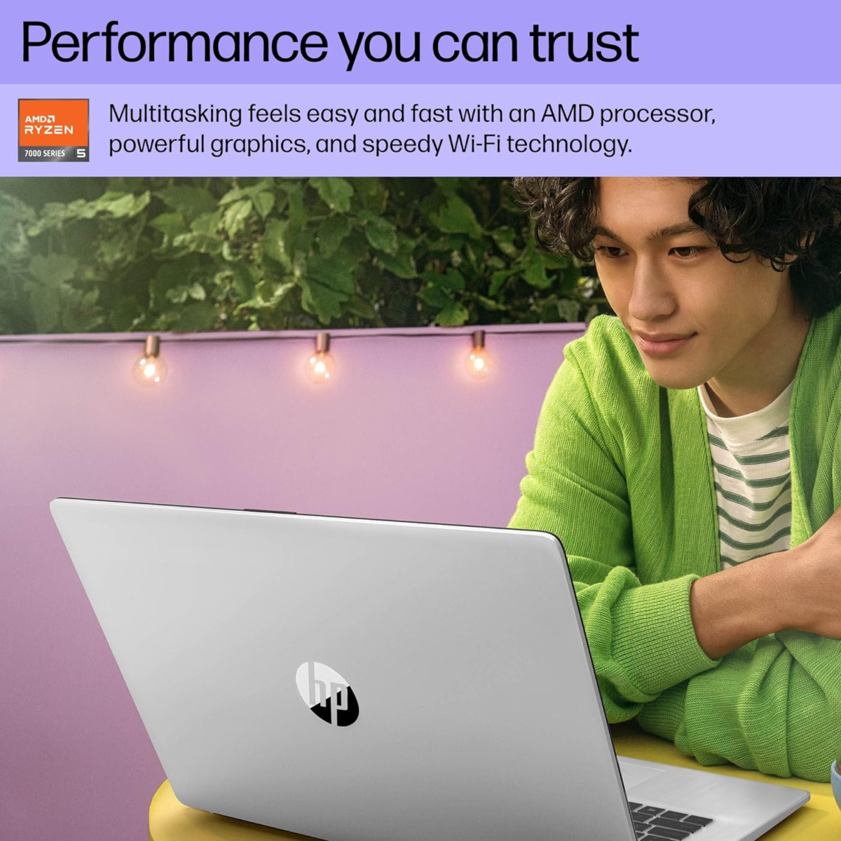 17.3 Inch Laptop, FHD Display, AMD Ryzen 5 7520U, 16 GB RAM, 512 GB SSD, AMD Radeon Graphics, Windows 11 Home, 17-Cp2099Nr (2024) - Image 4