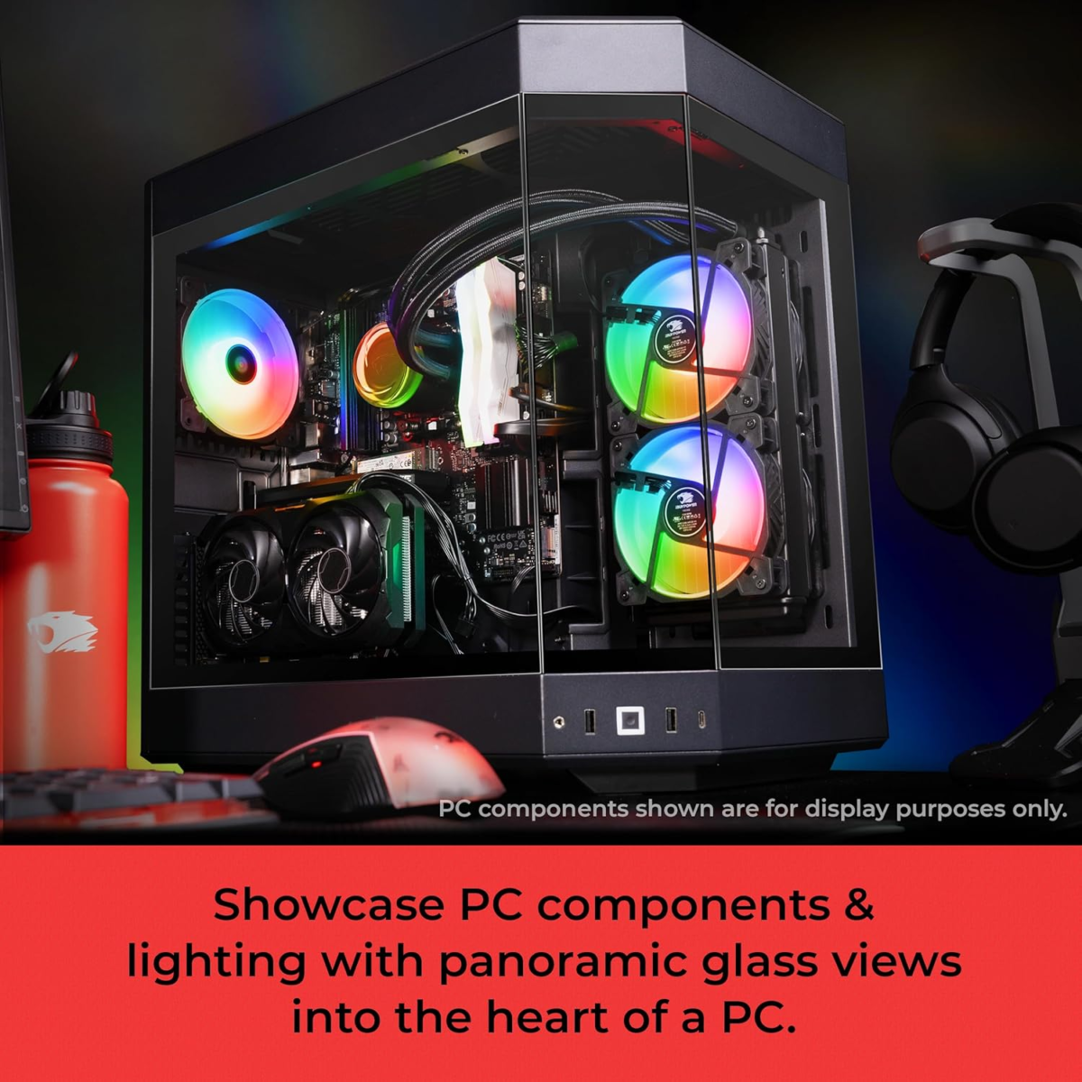 Y60 Black Gaming PC Computer Desktop Y60BA9N47TS03 (AMD Ryzen 9 7900X CPU, NVIDIA Geforce RTX 4070 Ti Super 16GB GPU, 32GB DDR5 RGB 5200Mhz RAM, 2TB Nvme, Wifi Ready, Windows 11 Home) - Image 11