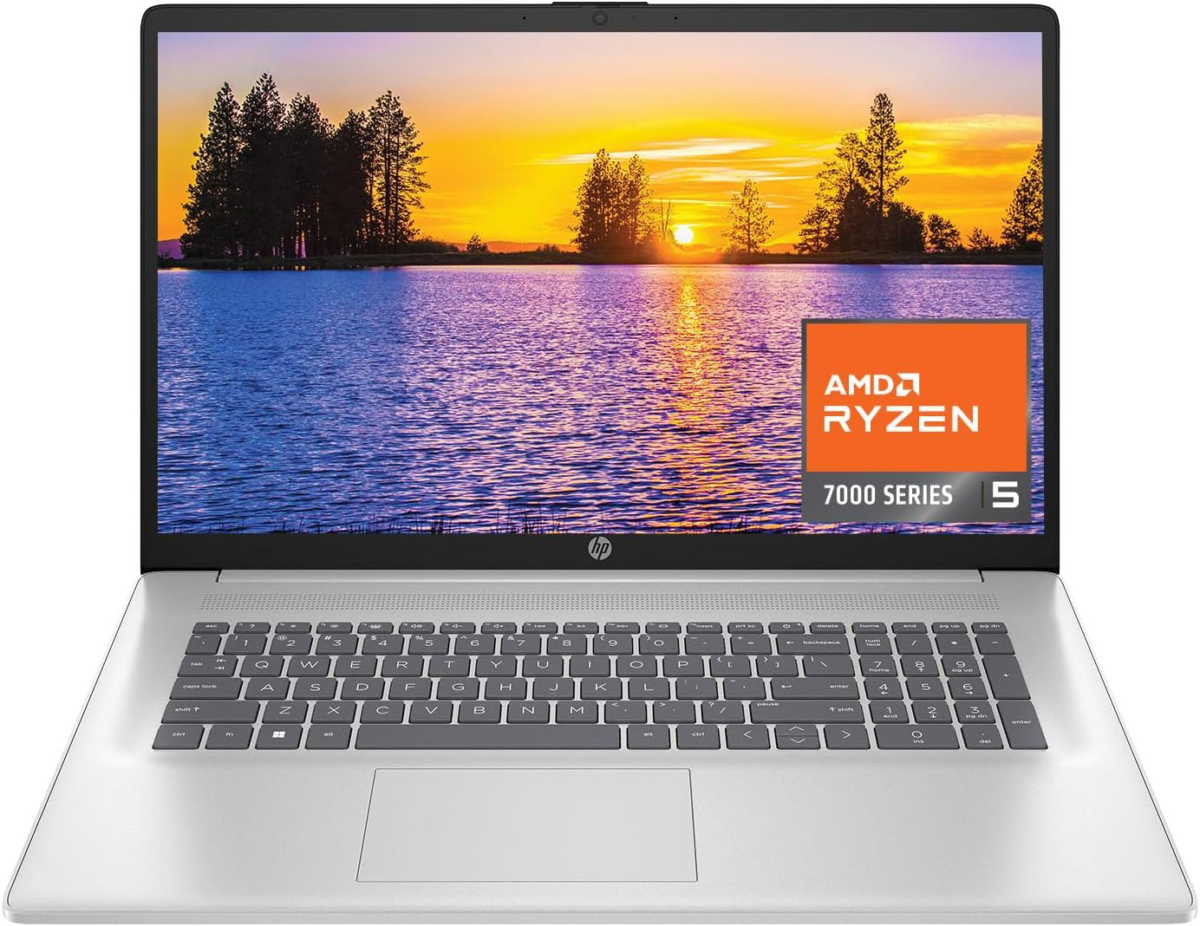 17.3 Inch Laptop, FHD Display, AMD Ryzen 5 7520U, 16 GB RAM, 512 GB SSD, AMD Radeon Graphics, Windows 11 Home, 17-Cp2099Nr (2024) - Image 1