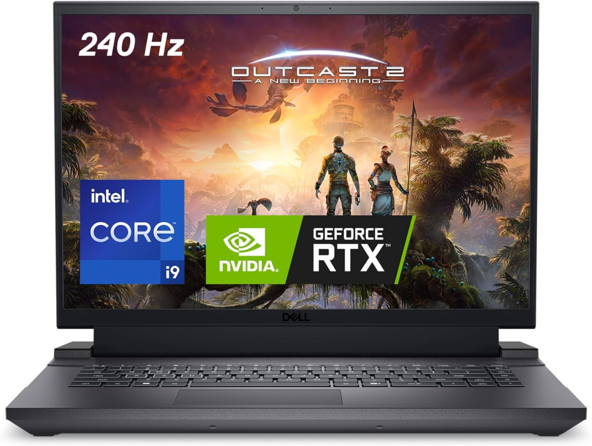 G16 7630 Gaming Laptop - 16-Inch QHD+ 240Hz 3Ms Display, Intel Core I9-13900Hx, 16GB DDR5 RAM, 1TB SSD, NVIDIA Geforce RTX 4070 8GB GDDR6, Windows 11 Home, Onsite Service - Metallic Nightshade - Image 1
