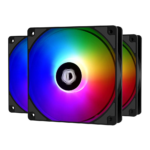 XF-12025-ARGB-TRIO 120Mm Case Fan ARGB 3 Pack RGB Fans 5V 3-PIN Connector MB Sync Internal Fans Cable Management Silent Fan PWM Fan for CPU Cooler/Radiator/Pc Chassis