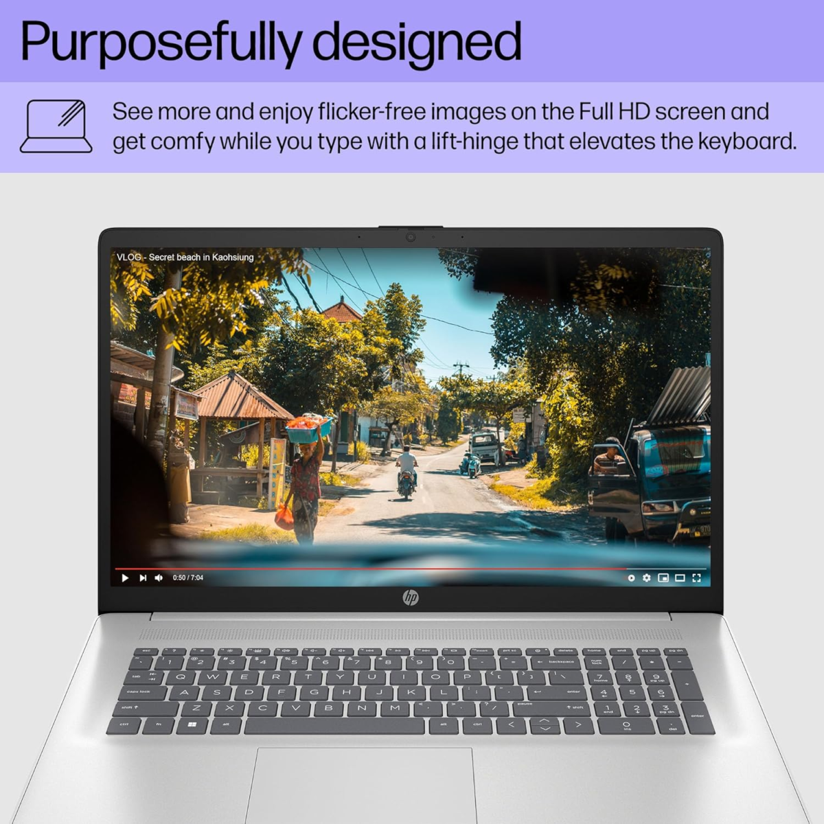 17.3 Inch Laptop, FHD Display, AMD Ryzen 5 7520U, 16 GB RAM, 512 GB SSD, AMD Radeon Graphics, Windows 11 Home, 17-Cp2099Nr (2024) - Image 3