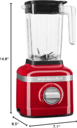 K150 3 Speed Ice Crushing Blender with 2 Personal Blender Jars - Ksb1332Y,Passion Red, 48 Oz - Image 5