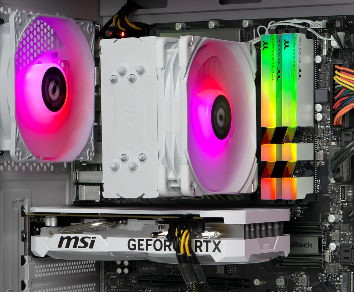 LCGS Quartz I460 R4 Gaming Desktop (Intel Core™ I5-13400F, 3600Mhz 16GB RGB Memory, NVIDIA Geforce® RTX 4060, 1TB Nvme M.2) S2QT-B66R-460-LCS - Image 3