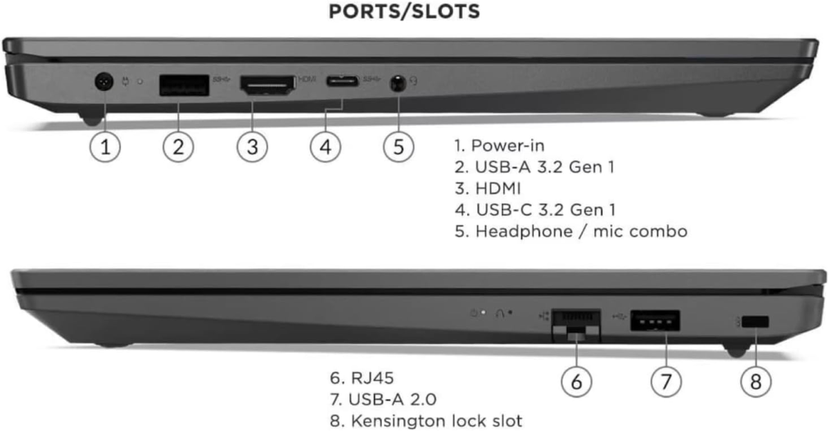 V15 Laptop, 15.6" FHD Display, AMD Ryzen 5 5500U Hexa-Core Processor (Beat Intel I7-1065G7), 16GB RAM, 512GB SSD, HDMI, RJ45, Numeric Keypad, Wi-Fi, Windows 11 Pro, Black - Image 6