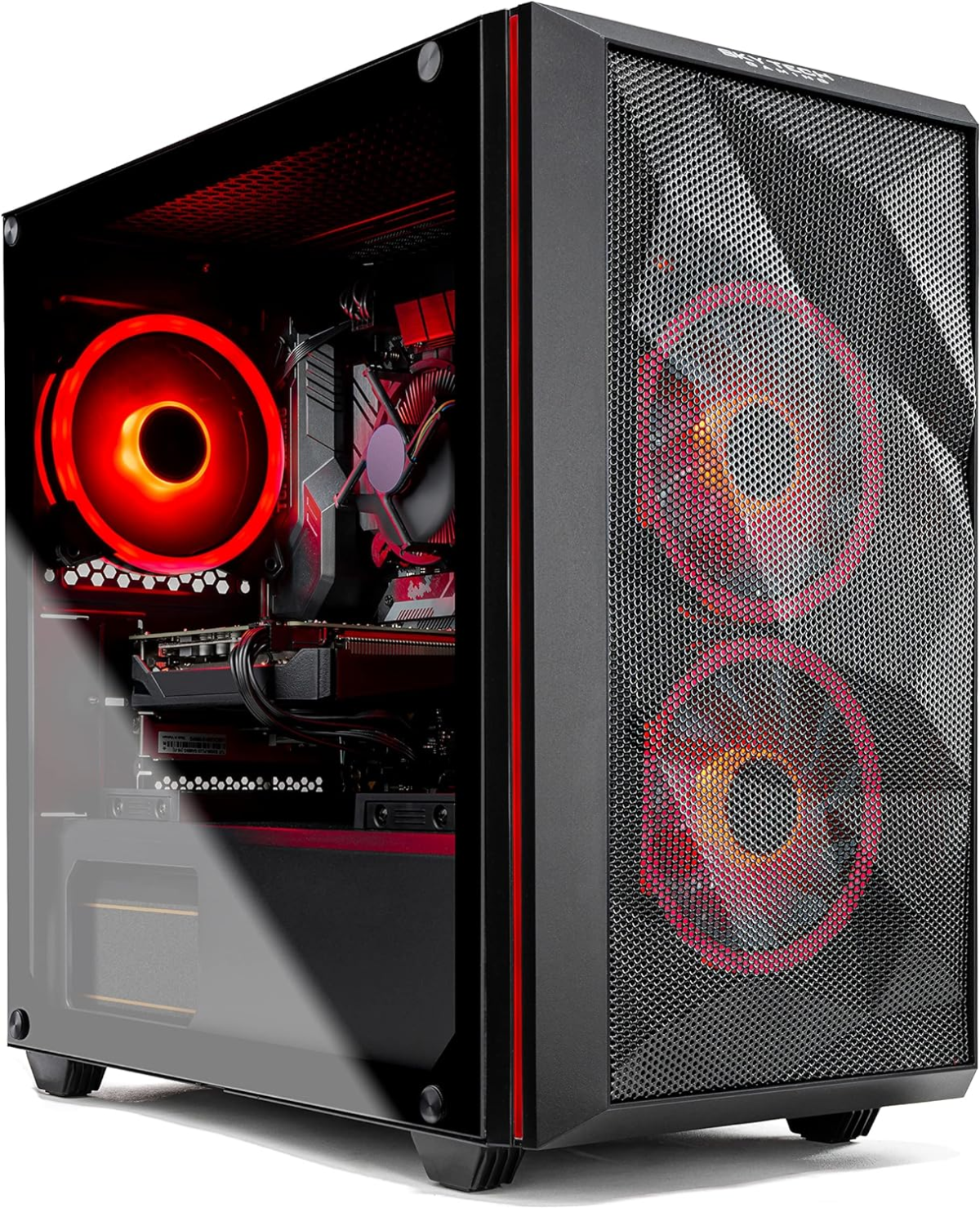 Chronos Mini Gaming Computer PC Desktop - Intel Core-I3 10100F 3.6Ghz, GTX 1650 4G, 500GB SSD, 8G 3000, RGB Fans, AC Wifi, Windows 10 Home 64-Bit,Black - Image 6