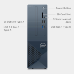 Inspiron 3030 Small Desktop - Intel Core I5-14400 Processor, 16GB DDR5 RAM, 1TB SSD, Intel UHD 730 Graphics, Windows 11 Home, Onsite & Migrate Service - Mist Blue - Image 5