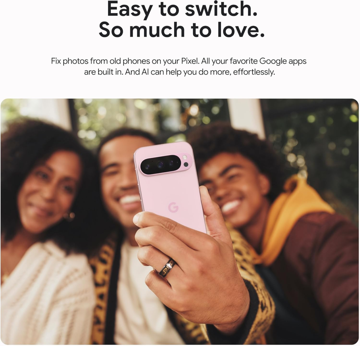 Pixel 9 Pro - Unlocked Android Smartphone with Gemini, Triple Rear Camera System, 24-Hour Battery, and 6.3" Super Actua Display - Obsidian - 128 GB - Image 9