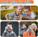 Upgrade Kids Selfie Camera, Christmas Birthday Gifts for Boys Age 3-9, HD Digital Video Cameras for Toddler, Portable Toy for 3 4 5 6 7 8 Year Old Boy with 32GB SD Card-Navy Blue - Image 7