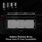 Liquid Freezer III 360 A-RGB - CPU AIO Water Cooler, Water Cooling PC, Intel & AMD, Efficient Pwm-Controlled Pump, Fan: 200–2000 RPM, LGA1851 and LGA1700 Contact Frame - Black - Image 10