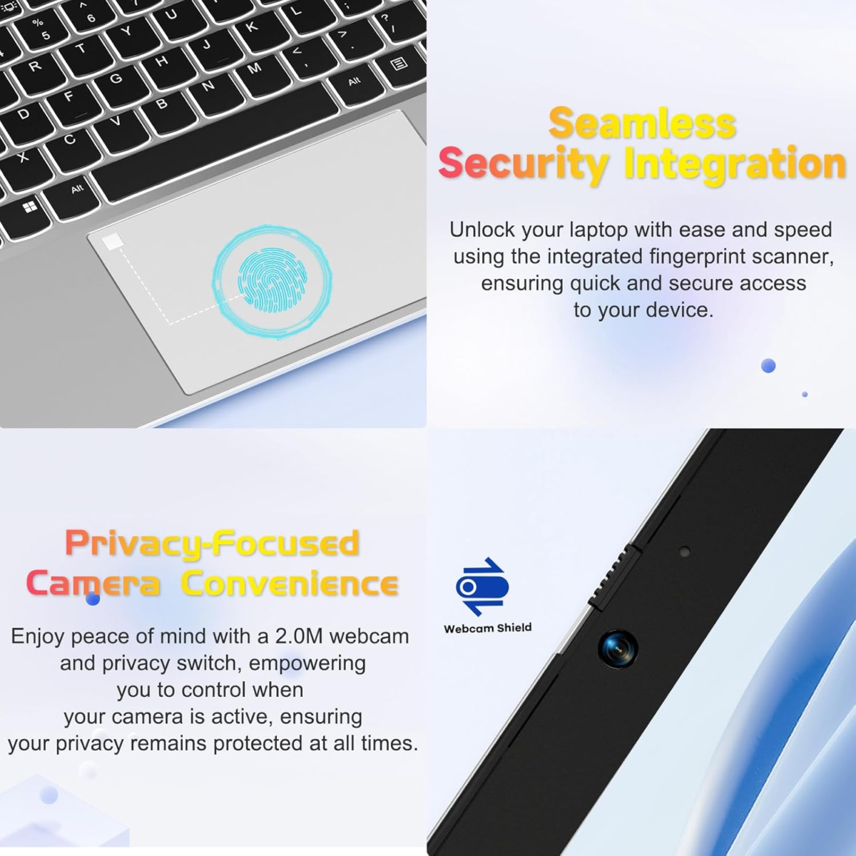 15.6 Laptop, 12Th Gen Intel Core I3-1215U (Up to 4.4Ghz, 6 Cores, Beat I5-1135G7), 32GB RAM 1TB SSD, IPS FHD Display, Fingerprint, Backlit Keyboard, Wi-Fi 6, BT5.2, Type C, Win 11 - Image 7