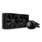 Kraken 240 - RL-KN-240-B1 - 240Mm AIO CPU Liquid Cooler - Customizable 1.54" Square LCD Display for Images, Performance Metrics and More - High-Performance Pump - 2 X F120P Fans - Black