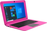 Tablets & Computers 10.1 Inch Netbook Laptop, Windows 10, Quad Core Processor, 2Gb Ram, 32Gb ROM, Webcam, USB 3.0, HDMI, SD Card Slot, Bluetooth, Wifi. (Pink)