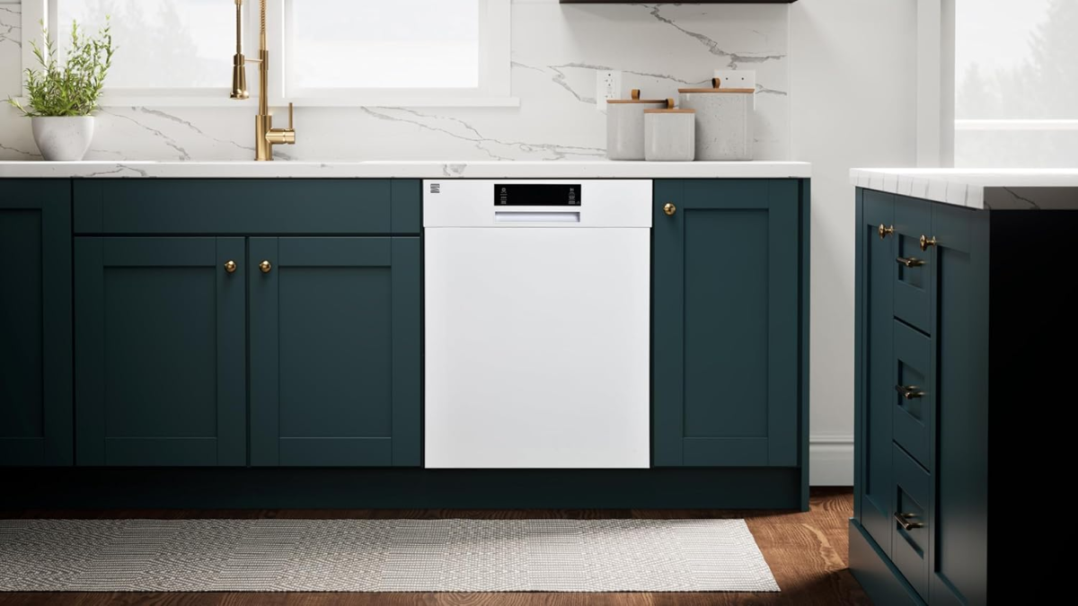 24" Built-In Stainless Steel Tub Dishwasher with Smartwash, Smart Dry, and Morespace Adjustable Rack, Energy Star Certified, White - Image 3
