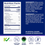 WHEY Protein Cookies & Cream - 100% Whey Protein Powder, 25G Protein per Serving - Grass-Fed, Gluten-Free, Bcaas, Amino Acid - 26 Servings, 1.88 Lb Tub - Image 4