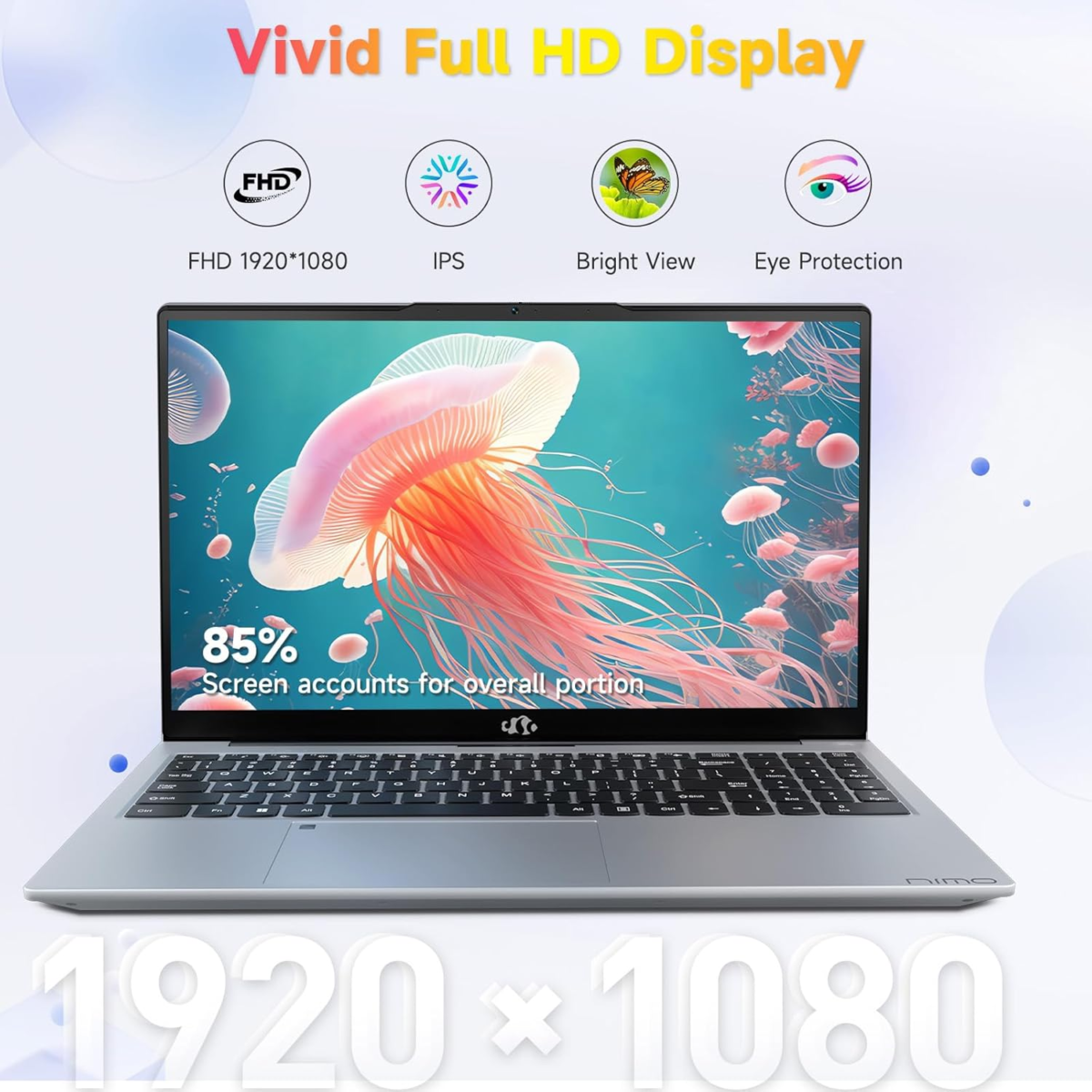 15.6 Laptop, 12Th Gen Intel Core I3-1215U (Up to 4.4Ghz, 6 Cores, Beat I5-1135G7), 32GB RAM 1TB SSD, IPS FHD Display, Fingerprint, Backlit Keyboard, Wi-Fi 6, BT5.2, Type C, Win 11 - Image 6