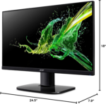 KB272 EBI 27" IPS Full HD (1920 X 1080) Zero-Frame Gaming Office Monitor | AMD Freesync Technology | up to 100Hz Refresh | 1Ms (VRB) | Low Blue Light | Tilt | HDMI & VGA Ports,Black - Image 12