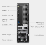 Inspiron 3030 Small Desktop - Intel Core I5-14400 Processor, 16GB DDR5 RAM, 1TB SSD, Intel UHD 730 Graphics, Windows 11 Home, Onsite & Migrate Service - Mist Blue - Image 9