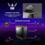 PC Falcon RYZEN 5 5600X 3.7 Ghz, Geforce RTX 4060 Ti, 1TB NVME SSD, 16GB DDR4 RAM 3600, 650W Bronze PSU, 11AC Wifi, Bluetooth Windows 11 H 64-Bit, Built in USA - Image 9
