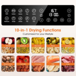 Food Dehydrator Machine, 12-Trays Stainless Steel Digital Food Dryer for Home,10 Presets, 48H Timer and Temperature Control, 850W Dehydrators for Food and Jerky, Dog Treats,Meats & Veggies - Image 3