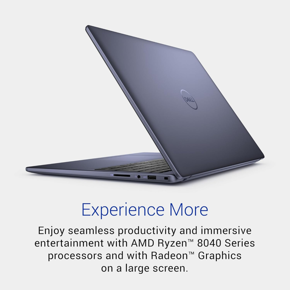 Inspiron 5645 Laptop - 16.0 16:10 FHD+ (1920 X 1200) Display, AMD Ryzen 7-8840U, 16GB DDR5 RAM, 1TB SSD, AMD Radeon Graphics, Windows 11 Home, Onsite & Migrate Services - Midnight Blue - Image 4