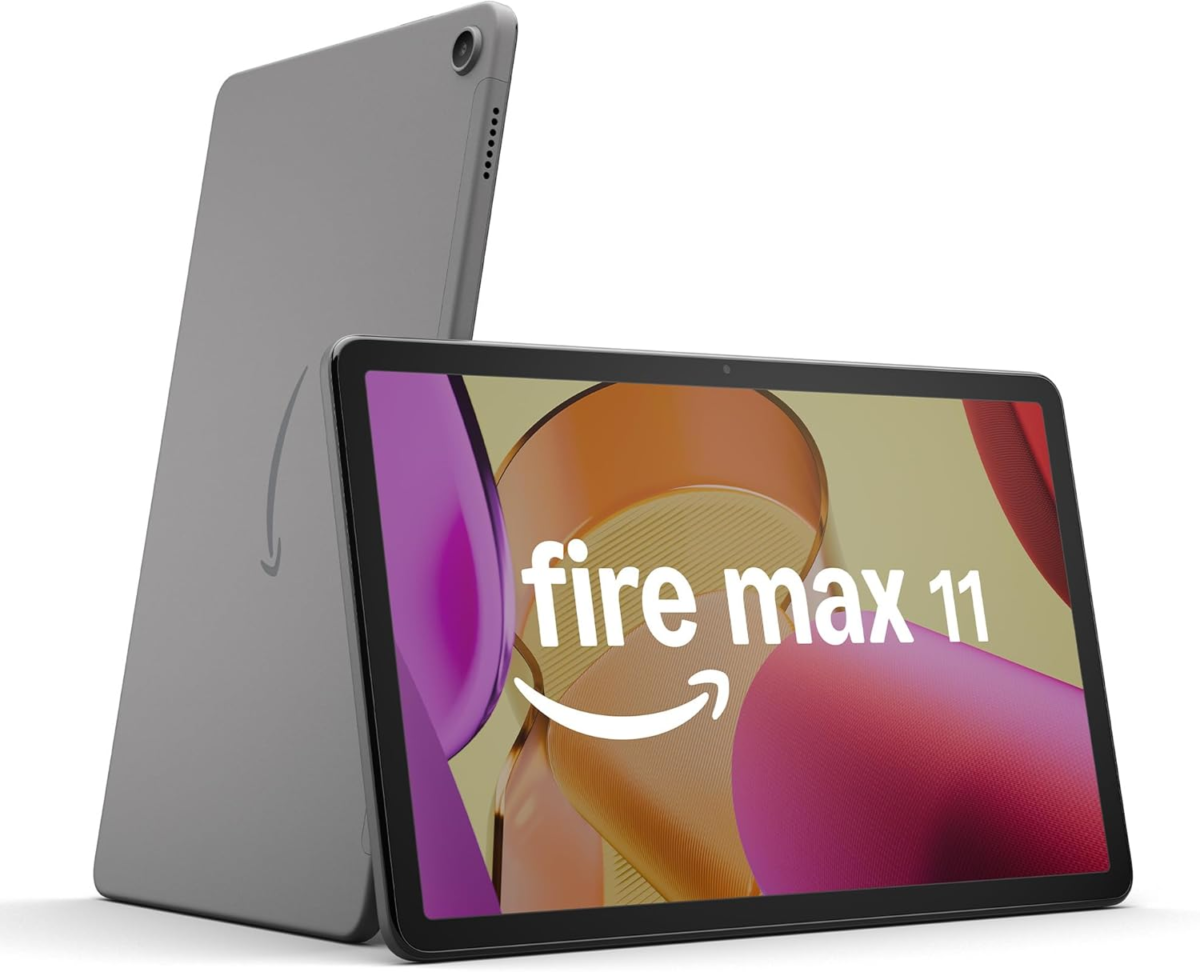 Fire Max 11 Tablet (Newest Model) Vivid 11” Display, All-In-One for Streaming, Reading, and Gaming, 14-Hour Battery Life, Optional Stylus and Keyboard, 64 GB, Gray - Image 2