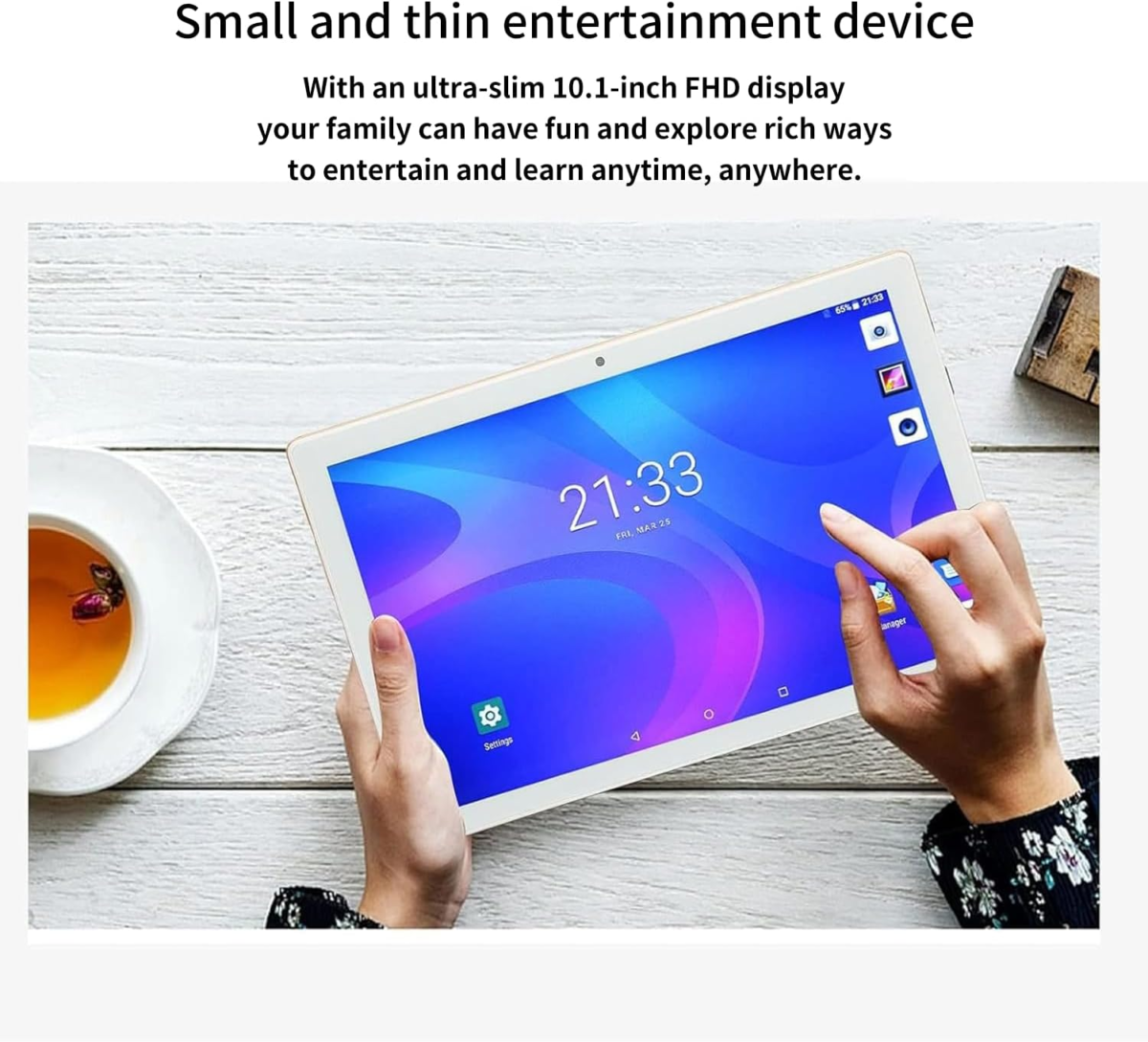 Lenovo Tab 5 Tablet 10.1" FHD Touchscreen Tablet Laptop, Octa-Core Processor, 3GB RAM 32GB Storage, Wbcam, USB, Bluetooth, Wifi, Google Android 9 (Renewed) - Image 5