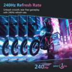 Z-Edge 27-Inch Curved Gaming Monitor 16:9 1920X1080 240Hz 1Ms Frameless LED Gaming Monitor, UG27P AMD Freesync Premium Display Port HDMI - Image 2