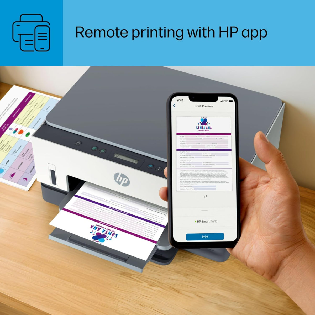 Smart -Tank 6001 Wireless Cartridge-Free All in One Printer, This Ink -Tank Printer Comes with up to 2 Years of Ink Included, with Mobile Print, Scan, Copy (2H0B9A) - Image 13