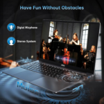 Gaming Laptop, 16.1” FHD Display, AMD Ryzen 7 5825U Octa-Core CPU, 16GB RAM 512GB SSD, Windows 11 Laptop Computer, Wi-Fi 6, Backlit Keyboard, HDMI, USB3.2, Type-C, 53Wh Battery, Metal Shell - Image 7