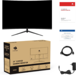 Z-Edge 24-Inch Curved Gaming Monitor 180Hz Refresh Rate, 1Ms MPRT, FHD 1080 Gaming Monitor, R1650 Curved, UG24 AMD Freesync Premium Display - Image 7
