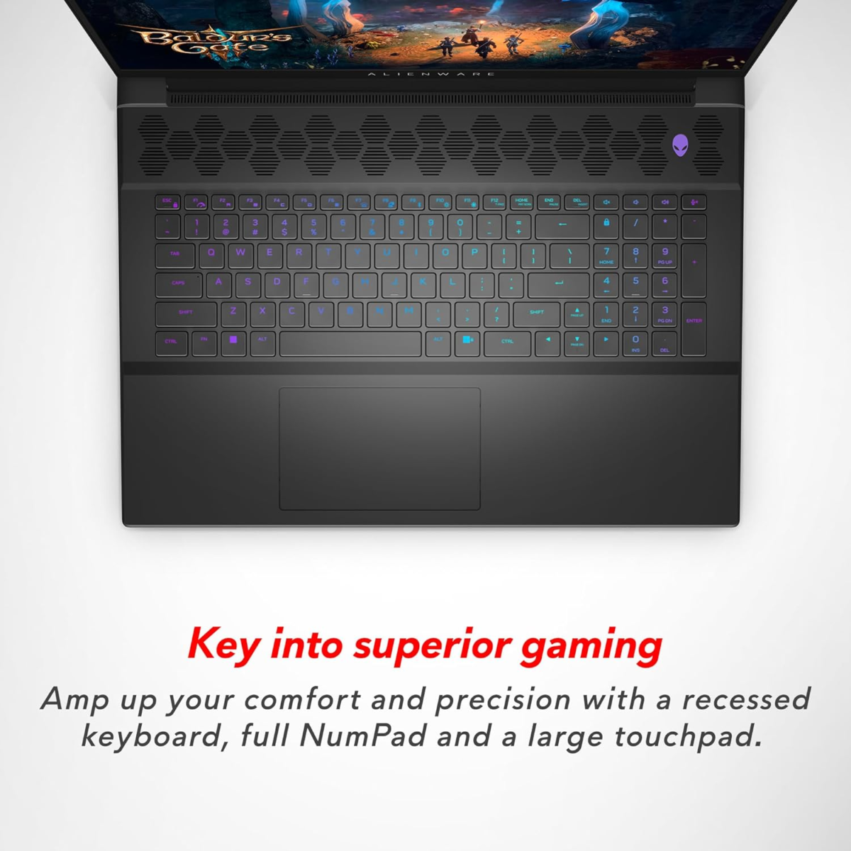 M18 R2 Gaming Laptop - 18 QHD+ 165Hz 3Ms Display, Intel Core I9-14900Hx, 32GB DDR5 RAM, 1TB SSD, NVIDIA Geforce RTX 4080 12 GB GDDR6, Windows 11 Home, Onsite Service - Dark Metallic Moon - Image 5