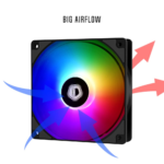 XF-12025-ARGB-TRIO 120Mm Case Fan ARGB 3 Pack RGB Fans 5V 3-PIN Connector MB Sync Internal Fans Cable Management Silent Fan PWM Fan for CPU Cooler/Radiator/Pc Chassis - Image 6