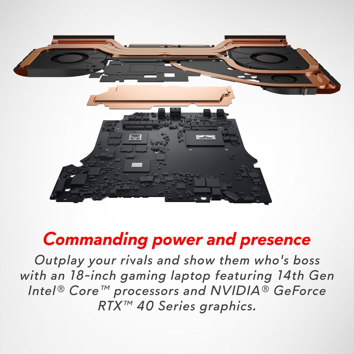 M18 R2 Gaming Laptop - 18 QHD+ 165Hz 3Ms Display, Intel Core I9-14900Hx, 32GB DDR5 RAM, 1TB SSD, NVIDIA Geforce RTX 4080 12 GB GDDR6, Windows 11 Home, Onsite Service - Dark Metallic Moon - Image 4